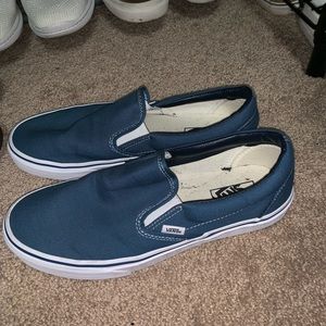 Vans slip on in blue